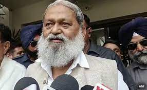 Anil Vij's Absence Sparks Speculation at Nayab Singh Saini's Oath Ceremony