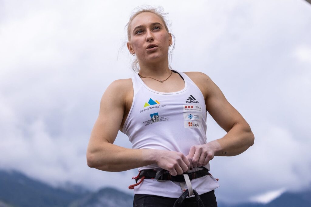 Janja Garnbret Slovenian olympic athlete