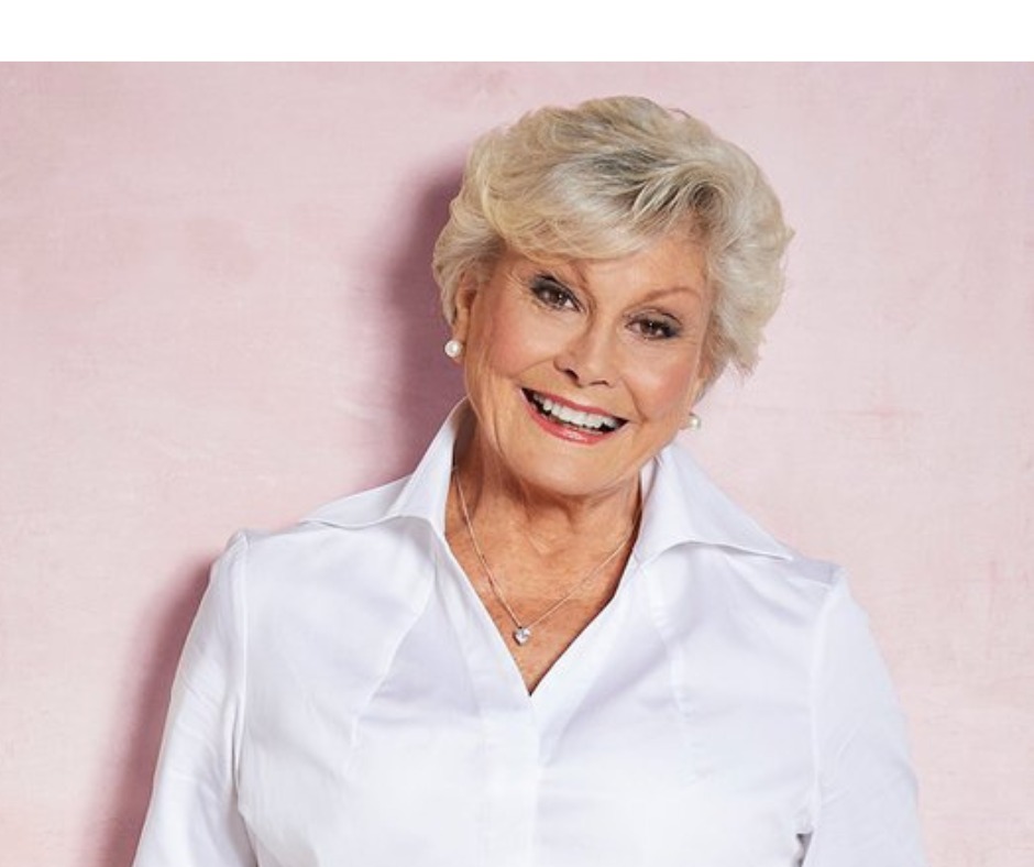 Angela Rippon celebrates her 80th birthday