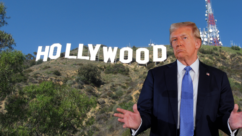 US President Donald Trump on Monday announced a 100% tariff on all movies produced outside the United States,