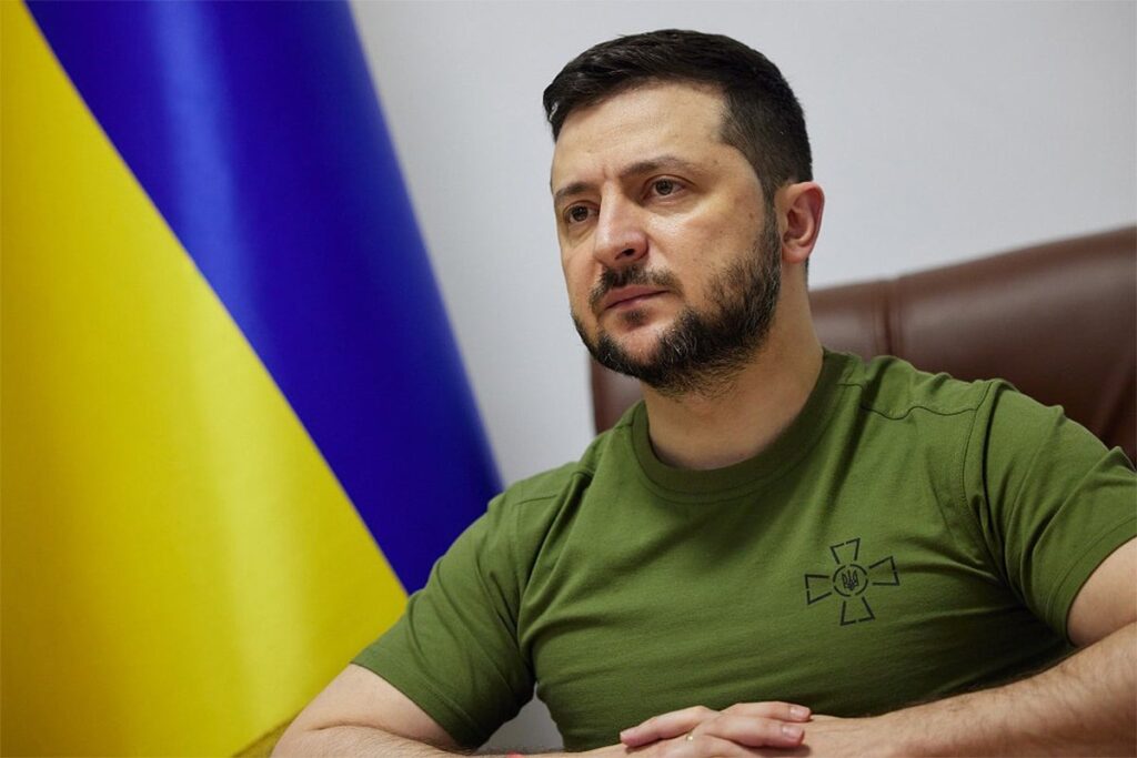 Ukrainian President Volodymyr Zelenskyy