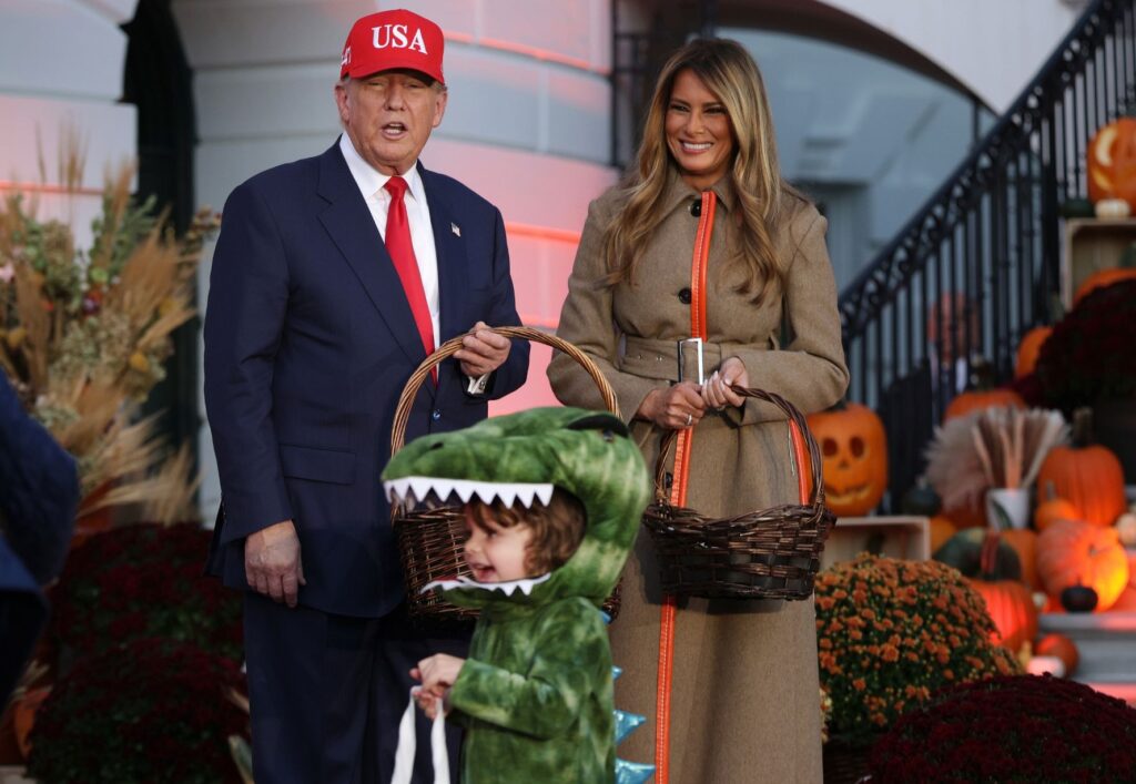 White House Transforms into a Halloween Wonderland as Trump and Melania Host Spooky Celebration