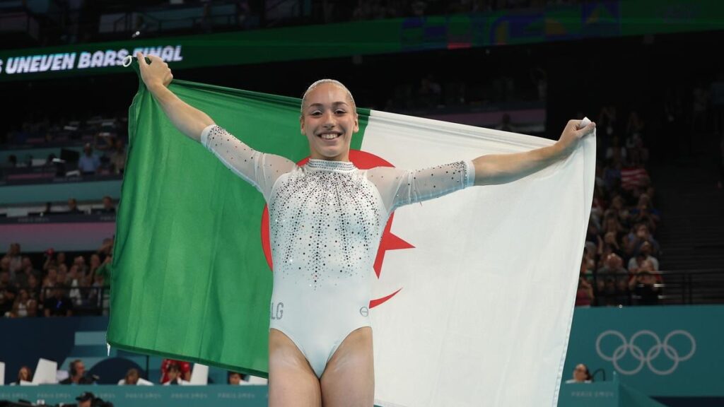 Kaylia Nemour Algerian gymnast
