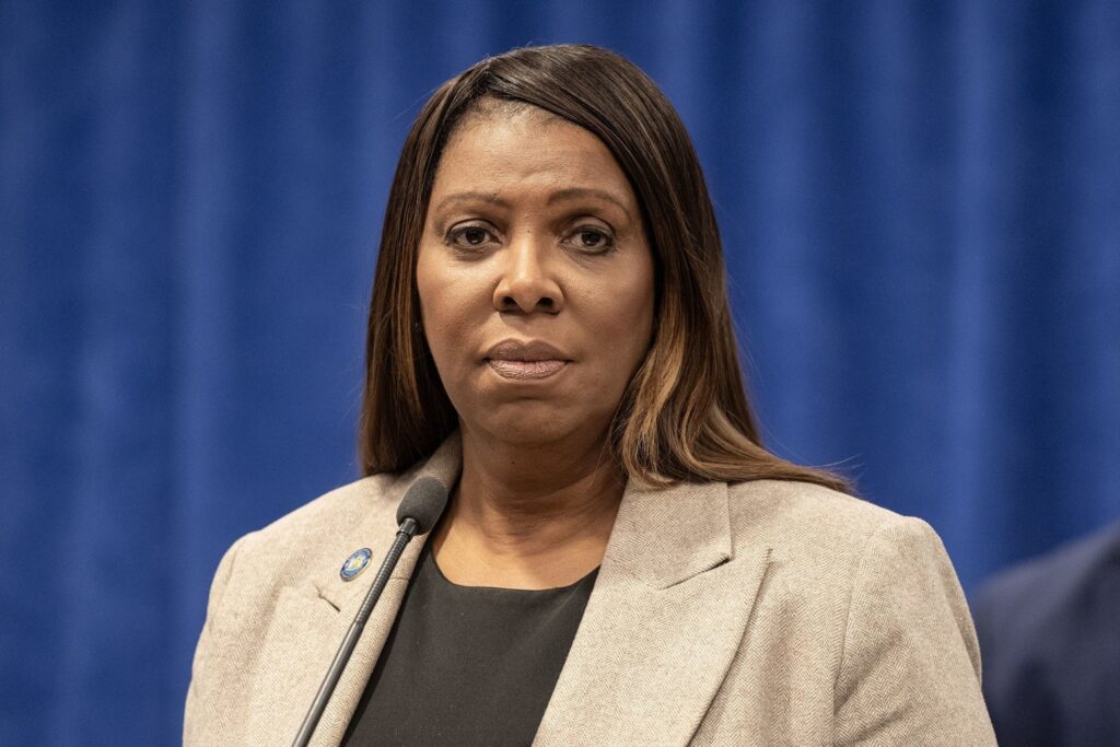 New York Attorney General Letitia James criminally indicted
