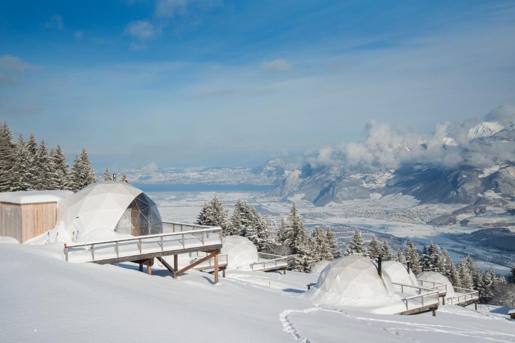 whitepod eco luxury hotel switzerland 