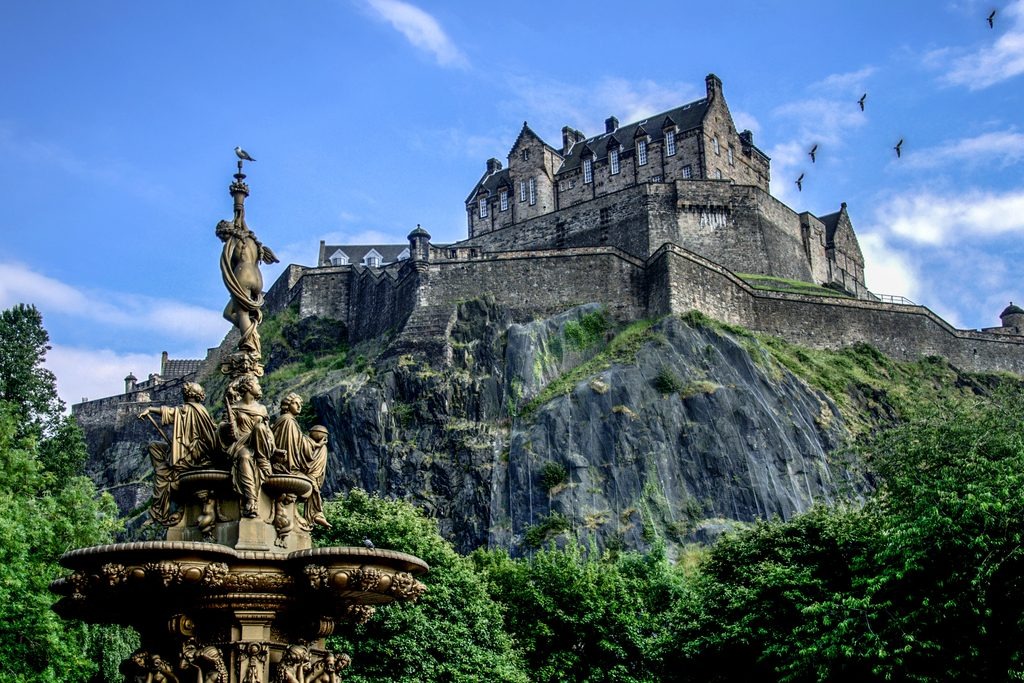 storybook city edinburgh scotland
