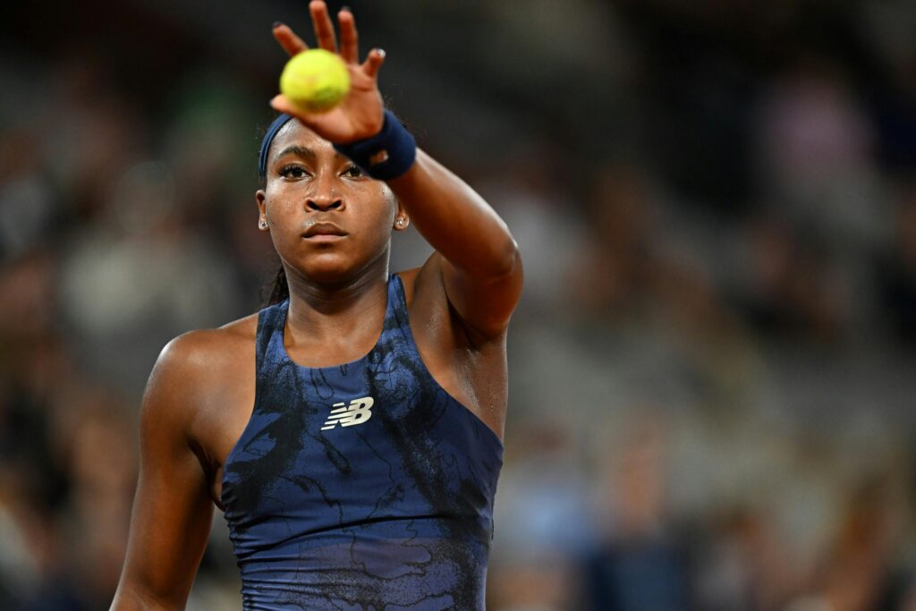 American rising star Coco Gauff