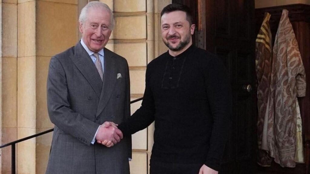 King Charles hosts Zelensky at Windsor Castle