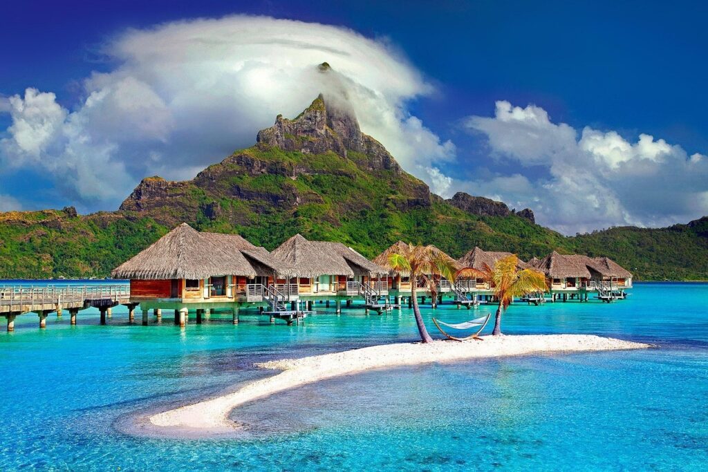 bora bora , french 