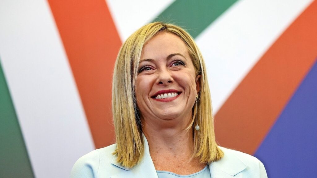 Three years after taking power in Italy, Meloni is dropping 