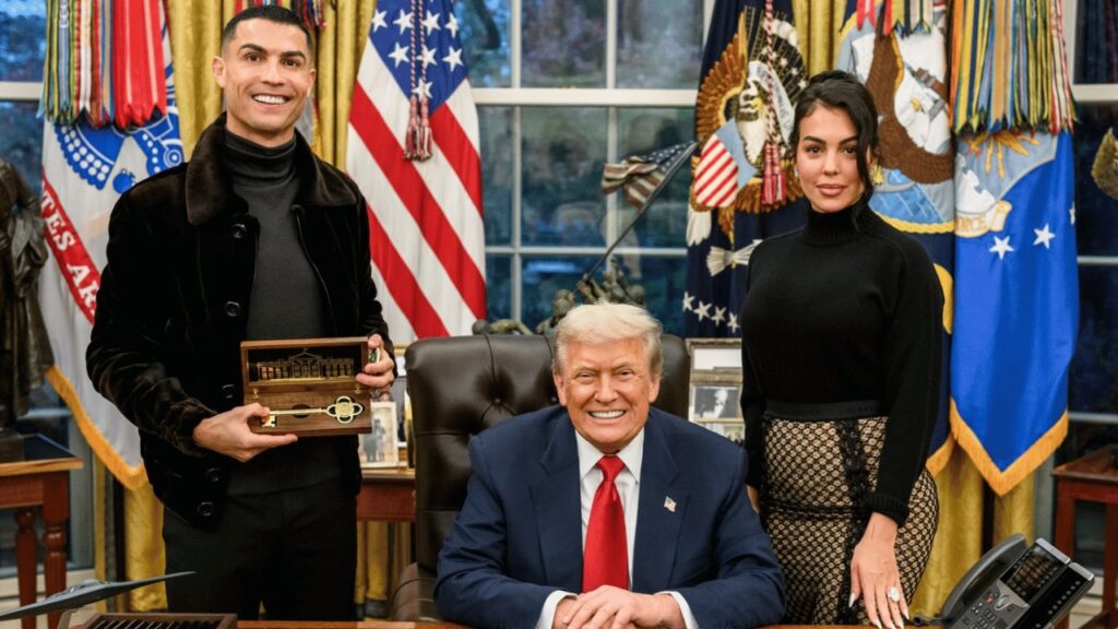 Cristiano Ronaldo and Georgina Rodríguez Shine at White House Dinner With Donald Trump and Saudi Crown Prince