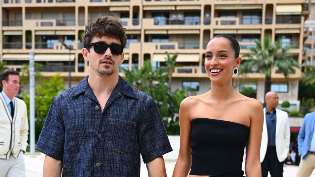 F1 driver Charles Leclerc is engaged to model Alexandra Saint Mleux
