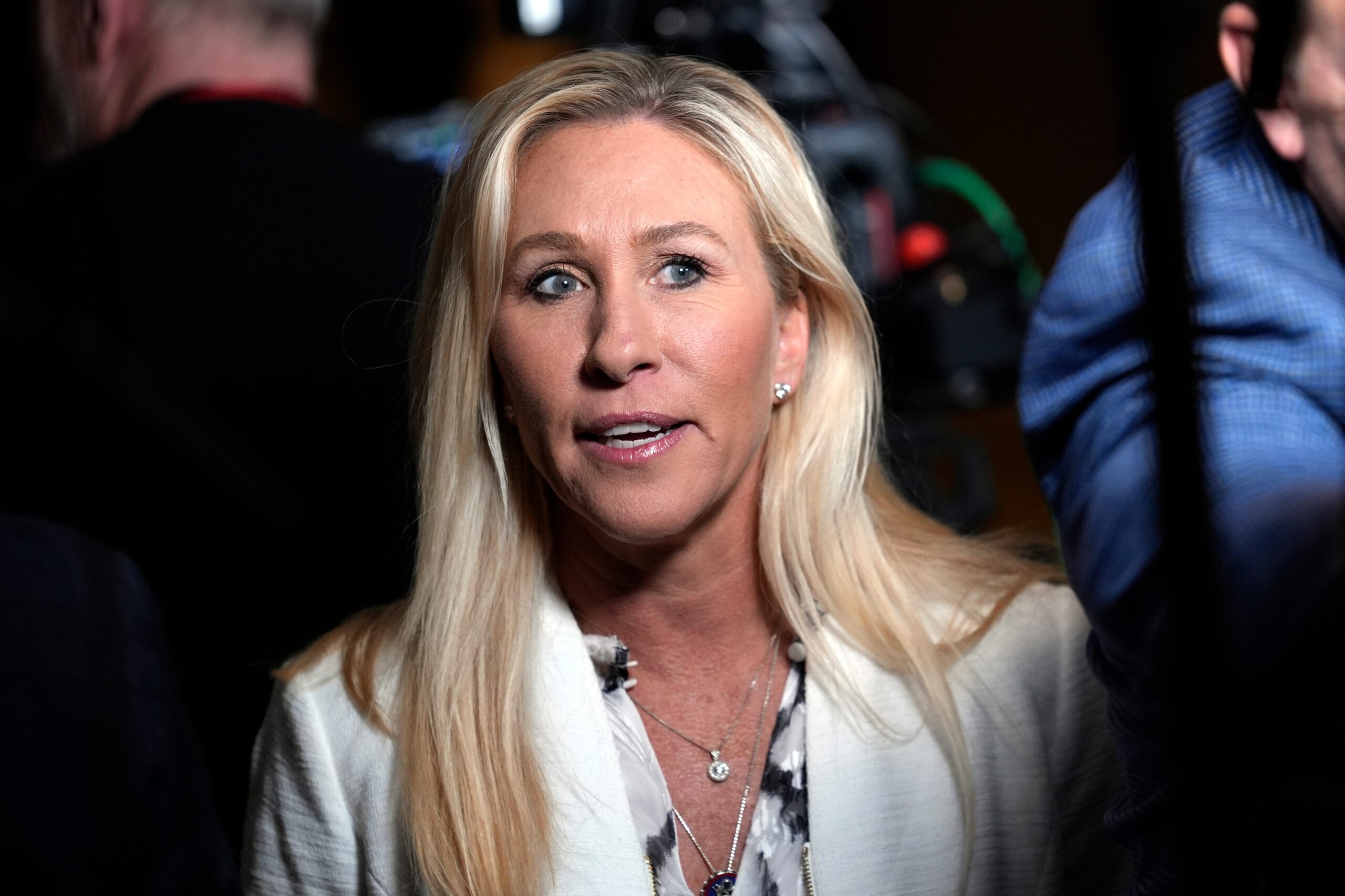 Marjorie Taylor Greene Downplays Criticism of Republican Leadership