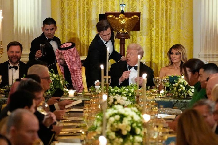 Trump & Melania Host Saudi Crown Prince: Elon Musk & Cristiano Ronaldo Join Star-Studded White House Dinner (2025)