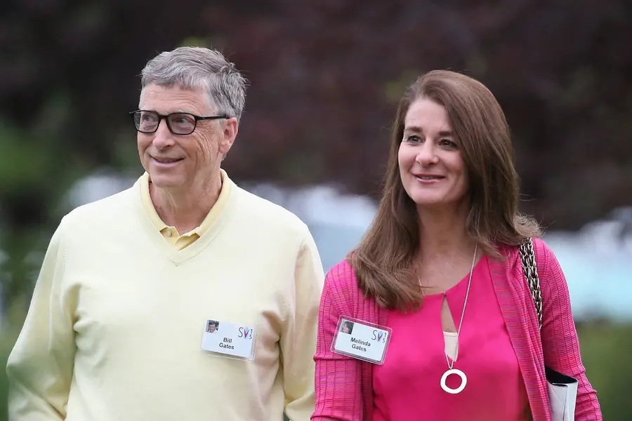 bill gates & Melinda Gates 
